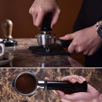 51mm Espresso Tamper and Espresso Puck Screen Set, Espresso Tamper with Calibrated Spring, Premium Barista Stainless Steel Coffee Tamper with Puck Screen, Espresso Handle Tamper for Espresso Machine