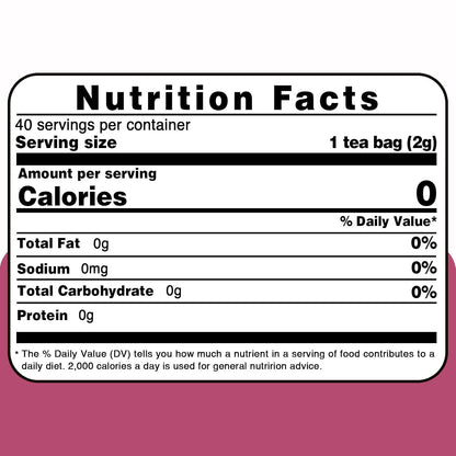 TEARELAE - Red Clover Tea Bags, 40 Count - Premium Natural Red Clover Herb - Caffeine-free Herbal Tea - Non-GMO - Support Skin Health