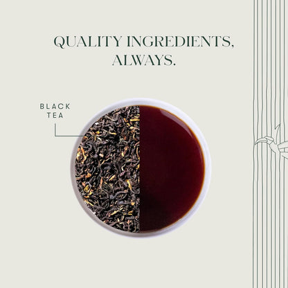 Luxmi Estates Tale of Two Estates Organic English Breakfast Tea (50 Tea Bags) Caffeinated Tea Bags For A Morning Boost and Natural Energy, With Certified Organic Darjeeling & Assam Black Tea