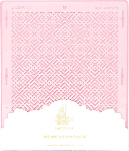 Cake Decorating Stencil for Tall Buttercream Cake, Royal Icing, Ganache, Paint, Airbrush (DAX)