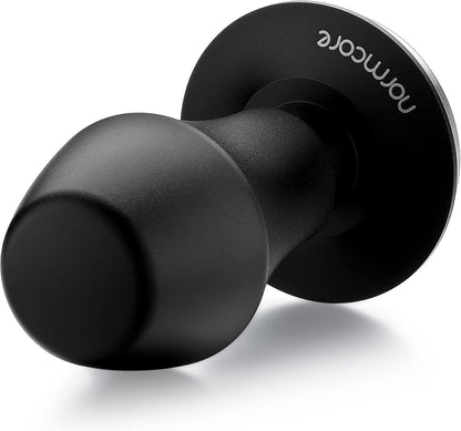 Normcore 49.7mm Coffee Tamper V4 - Spring-loaded Tamper - Barista Tools - Espresso Tamper with Mat For ROK Espresso Maker - Flat Base