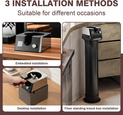 NUETRAL NS300 Pro Electric Portafilter Cleaner-Automatic Coffee Grounds Cleaning Machine-Knock box for Espresso coffee-Espresso Puck Sucker-Innovative Espresso Machine Accessories