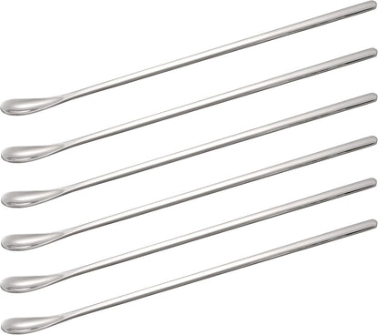 Stainless Steel Coffee Stirrers Spoons 6 Pieces Ice Tea Long Spoons Drink Stir Sticks Spoon for Bar Coffee Cocktail…