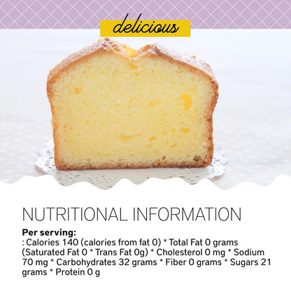 Southern Living Orange Pound Cake Mix, Gourmet, Moist, Buttery & Sweet Flavor with Easy Glaze, Perfect for 8-12 Servings, 1 Box