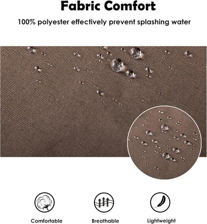 Lisianthus 2 Pack Adjustable Bib Aprons for Women with Pockets, Men's Kitchen Cooking Apron