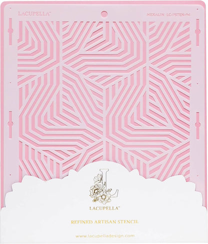 Cake Stencil for Buttercream Cake, Royal Icing, Ganache, Painting, Art and Crafts (HEXALIN)