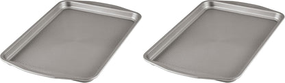 Circulon Nonstick Bakeware, Nonstick Cookie Sheet/Baking Sheet - 11 Inch x 17 Inch, Dark Gray (Pack of 2)