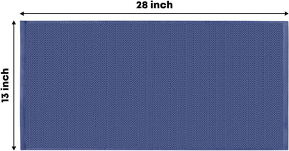 Artoid Mode 100% Cotton Navy Blue Waffle Weave Kitchen Dish Cloths, 13x28 Inch Ultra Soft Absorbent Quick Drying Kitchen Dish Towels Set of 4