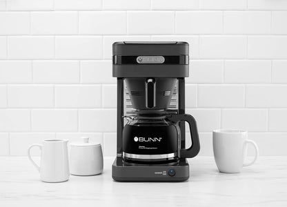 BUNN CSB2GD Speed Brew High Altitude Coffee Maker 10 Cup, Dark charcoal grey