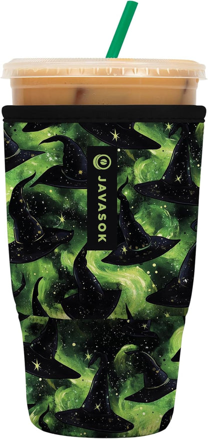 Sok It JavaSok Iced Coffee & Cold Soda Insulated Neoprene Cup Sleeve (Born to Fly, Large: 30-32oz)