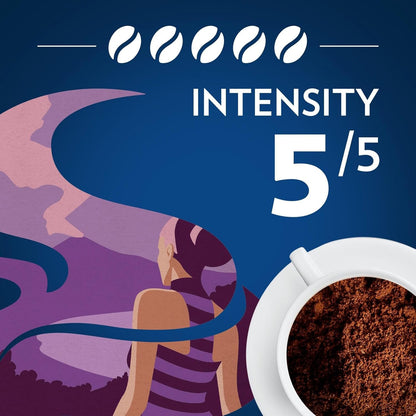 Lavazza Italian Roast Ground Coffee 6 Bags of 12oz, Dark Roast, Strong and Bold Taste, Intensity 5/5, 100% Arabica, Ideal for Drip Brewers, (Pack of 6) - Package May Vary