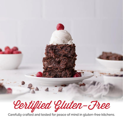 Otto's Naturals Grain-Free Classic Brownie Mix, 11.1 Oz., 6 Pack, Top 9 Allergen-Free, Organic Cassava Flour, Gluten Free, Non-GMO, Vegan, Plant-Based