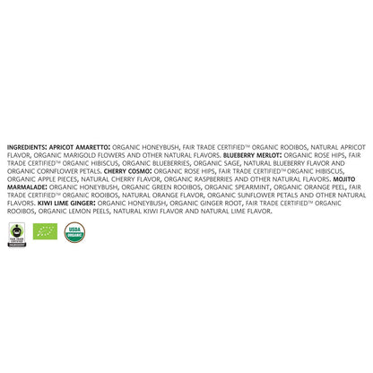 Tea Forte Single Steeps Loose Leaf Herbal Retreat Premium Tea Sampler 15 Count 3 of Each Assorted Blends, Pre-Portioned Single Serve Pouches, Steeps 12 oz