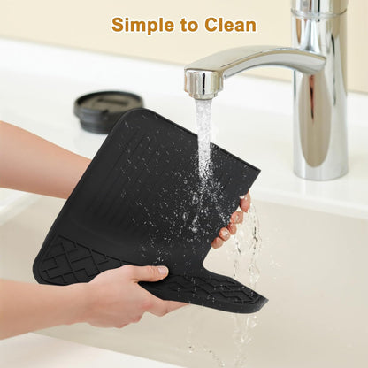 VOCOSTE Top Silicone Mat for Ninja Espresso ES601, Protects Top Surface from Scratches, Grinding Port Unblocked, Anti-Slip, Waterproof, Heat-Resistant, Fit for Ninja Luxe Cafe Accessories