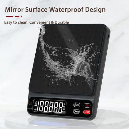 Mini Pocket Jewelry & Food Scale - Digital Weight 1000g/0.01, Precision Gram Scale Grams and Ounces, Auto Off, Tare, LCD Display, 4 Units Tare for Powder, Gem, Coffee, Coin, Tea, Weed