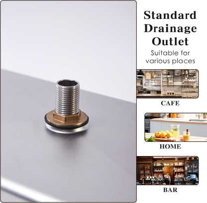 Stainless Steel Drip Tray - Perfect for Homes, Clubs, Bars, Cafes, Restaurants, Hotels, Or Commercial Use - Easy to Clean, No Drainage Required (S)