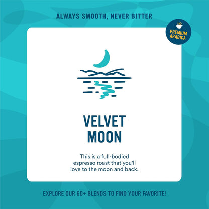 Cameron's Coffee Roasted Whole Bean Coffee, Velvet Moon, 4 Pound