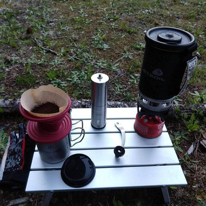 Collapsible Silicone Coffee Dripper, Reusable Coffee Filter Cone for Home, Office, Backpacking, Hiking, Camping and Outdoor Survival