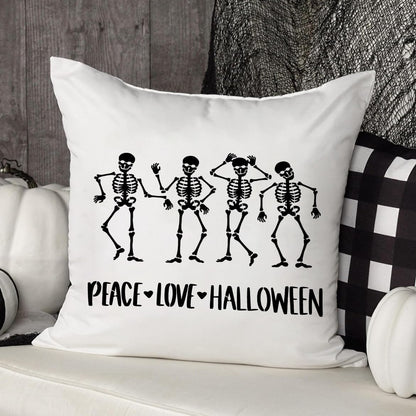 Halloween Stencils for Door Mats Skeleton Boo Stencil Reusable Halloween Stencils for Painting on Wood Sign Door Mats Fabrics DIY Crafts Decor