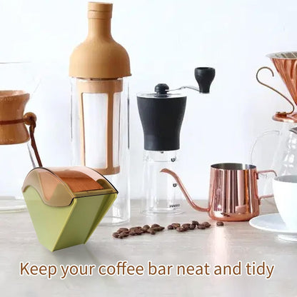 Coffee Filter Holder for Organizer and Coffee Station Accessories (Green)