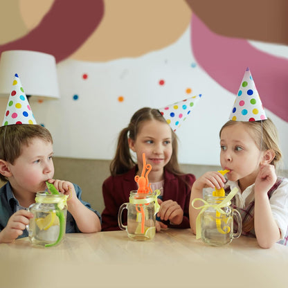 Hoobbe Silicone Reusable Animal Straw for kids, Fun and cute for Pool Side Party, Birthday Party, Under the Sea Party, BPA Free, Dust-Proof and Dishwasher Safe (Octopus), 1 straw per pack