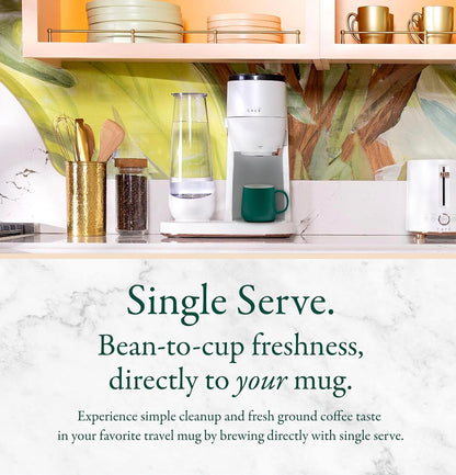 Café Specialty Grind and Brew Coffee Maker, Single-Serve Option, 10-Cup Thermal Carafe, WiFi Enabled Technology, Smart Home Kitchen Essentials, SCA Certified, Barista-Quality Brew, Matte Black