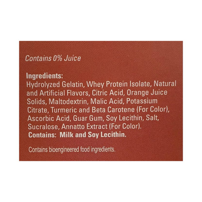 Nutmeg State Nutrition - Fruit Drink - High Protein, Low Calorie, Low Carb, Low Sugar, Fat Free, Loaded with Vitamins, 7 Servings Per Box (Orange, 1 Pack)