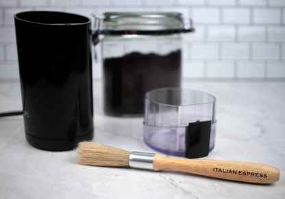 RSVP International Espresso Coffee Kitchen Cleaning Tool, Utility Brush, Stainless Steel