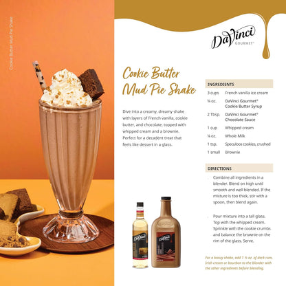 DaVinci Gourmet Cookie Butter Syrup, 25.4 Fluid Ounces (Pack of 1)