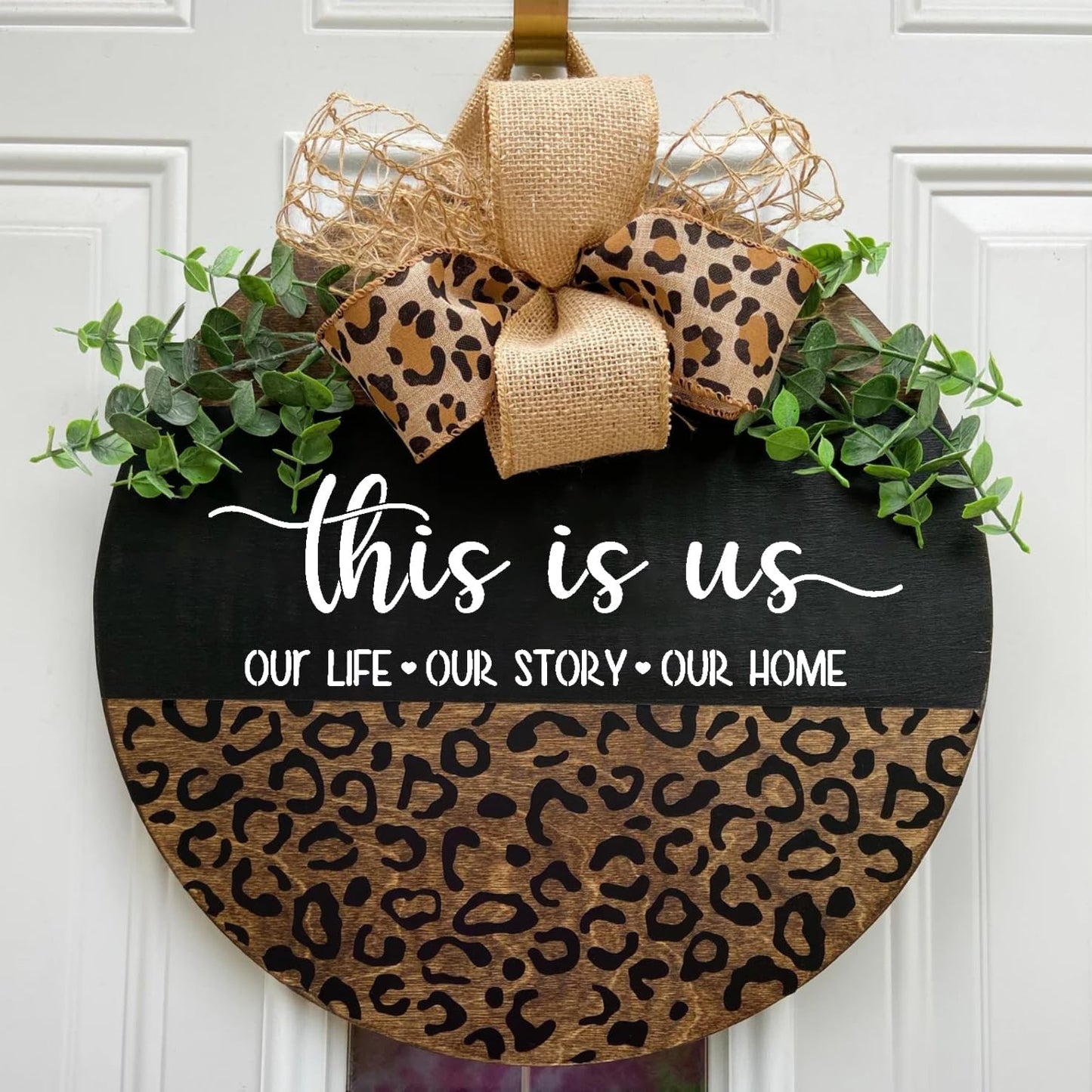 Welcome Stencils for Painting on Wood 12” Welcome Stencil for Door Mat Half Round Stencils for Wood Sign Doormat Fabrics