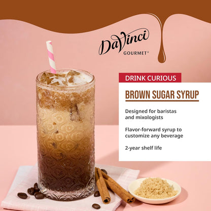 DaVinci Gourmet Brown Sugar Syrup, 25.4 Fluid Ounces (Pack of 1)