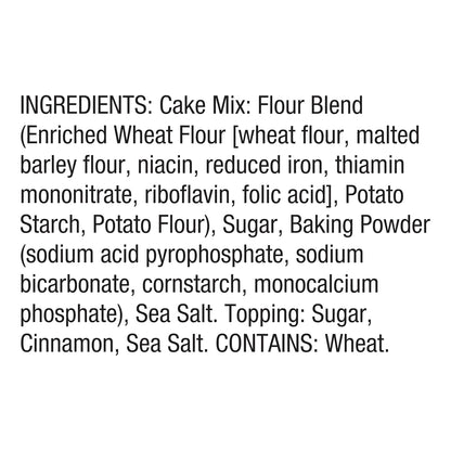 Bob's Red Mill Cinnamon Swirl Coffee Cake Baking Mix - 18.5 oz Bag (Pack of 4), Simple Clean Ingredients, Homemade Taste, Non-GMO