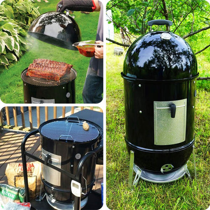 3 Pack Meat Thermometer Probe Grommet for Grill, Replacement for Weber 85037 Smokey Mountain Cookers Accessories, and Other Grills DIY Probes Port