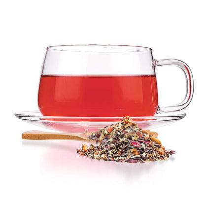 Tealyra - Senna Quick Cleanse - Detox Blend - Hibiscus - Rosehip - Pomegranate - Herbal Fruity Loose Leaf Tea - Hot or Iced - Caffeine Free - 112g (4-ounce)