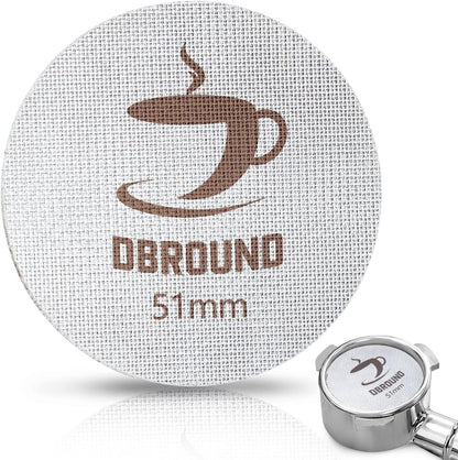 Puck Screen 51mm - Reusable Espresso Puck Screen, 316 Stainless Steel Coffee Filter Mesh Screen for Espresso Portafilter,Coffee Products,Perfect Tool to Better Shot and Keep Shower Head Clean