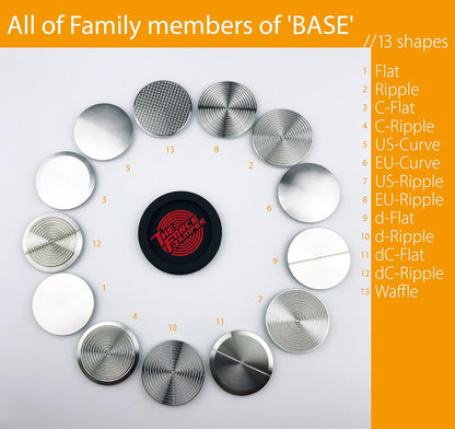 The Force Tamper Optional Tamper Base Pro (d-Flat, 58.50mm)