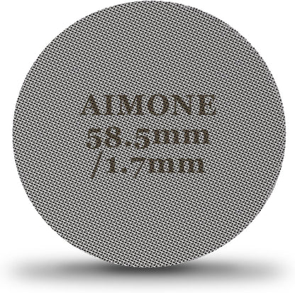 Espresso Puck Screen - Lower Shower Screen Compatible With Espresso Portafilter Filter Basket, Reusable1.7mm Thickness,150μm, 316 Stainless Steel (1, 58.5MM)