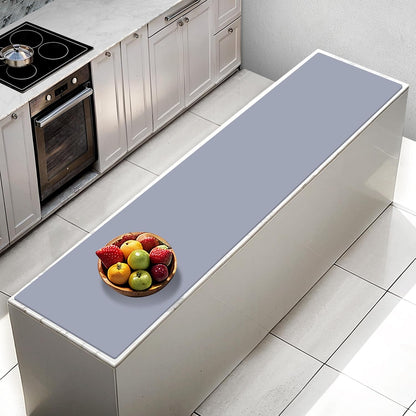 AECHY Extra Large Silicone Mat 78.74”x19.69”x0.08”, Multipurpose Silicone Mat Thick Heat Resistant Mat Shipped Rolled Up Kitchen Counter Mat Waterproof Silicone Mats for Kitchen Counter Dark Gray