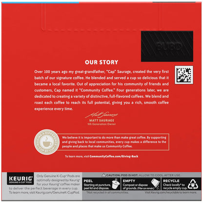 Community Coffee Breakfast Blend Medium Roast Single-Serve Keurig K-Cup Pods 48 Count (Pack of 1)