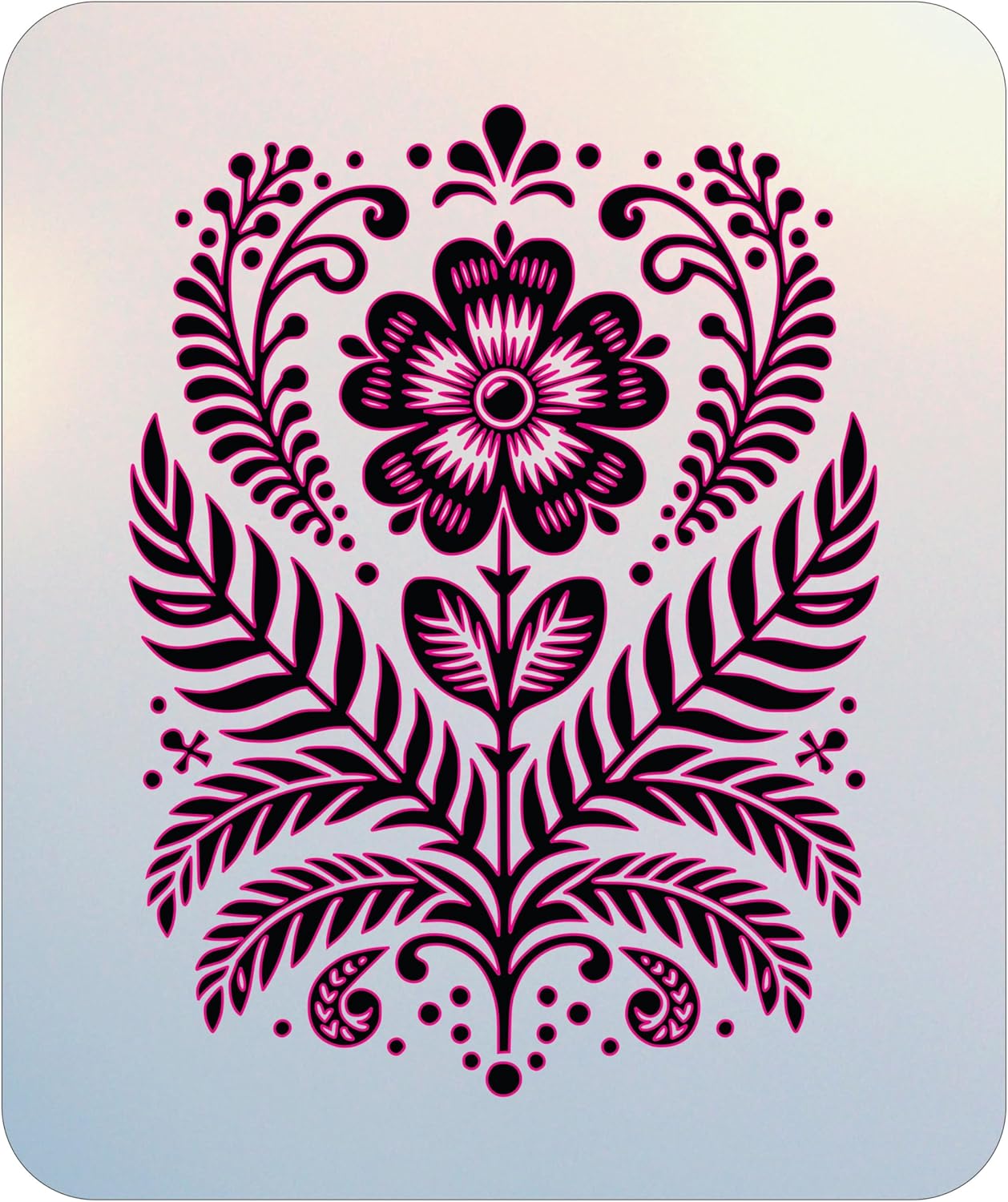 Scandinavian Flower 3 Stencil - Nordic Minimalist Floral Design for Hygge Décor, DIY Crafts, Wall Art, and Modern Home Styling from The Artful Stencil