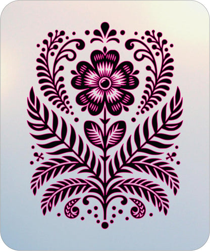 Scandinavian Flower 3 Stencil - Nordic Minimalist Floral Design for Hygge Décor, DIY Crafts, Wall Art, and Modern Home Styling from The Artful Stencil