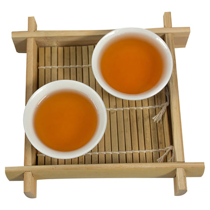 TIAN HU SHAN Premium 8 Years Aged Puerh Black Tea Cake 12.35 Ounce (350g)