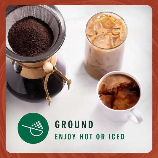 Starbucks Ground Coffee, Pumpkin Spice Flavored Coffee, 100% Arabica, Limited Edition, 1 Bag (17 Oz)