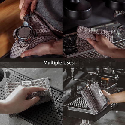 MHW-3BOMBER Espresso Knock Box, 1.2L(15 Cups) Coffee Knock Box with Clean Set and Removable Knock Bar for Espresso Puck, Coffee Ground, Durable Espresso Accessories, CS7091-OS