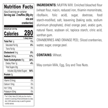 Krusteaz Variety Pack,Cinnamon Swirl Crumb(21 oz),Cranberry Orange Muffin Mix (18.6 oz),Wild Blueberry Muffin Mix (17.1 oz), (3 CT)