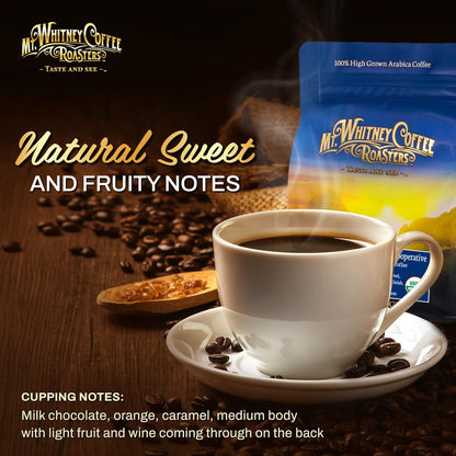 Mt. Whitney Guatemala Adiesto Cooperative Organic, Low Acid Coffee - Ground Coffee (Ground, 12oz)