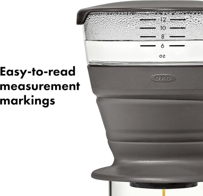 OXO Brew Collapsible Pour-Over Coffee Maker with Storage Case