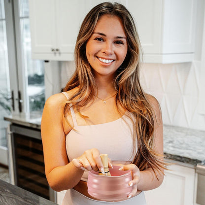 Marce Matcha Whisk Set- Matcha Set includes Matcha Bowl, Sifter, Holder and Scoop- The Perfect Bamboo Whisk for Matcha Tea (Pink)