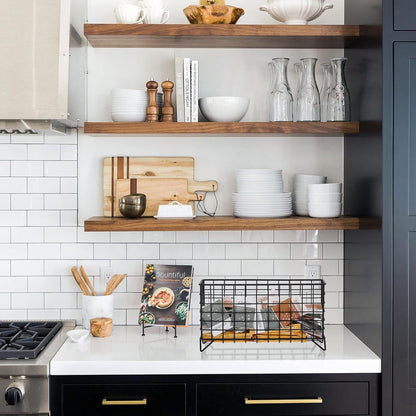 ELLDOO Coffee Pod Holder, Large Capacity Coffee Pod Organizer for K Cup Keuring Espresso Capsule Coffee Creamer, Metal Coffee Pod Storage Basket for Kitchen, Coffee Bar Decor (Black, Medium)