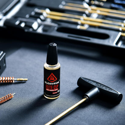 GLORYFIRE Elite Gun Cleaning Kit Universal Gun Cleaner for Shotgun, Pistol,with Lightweight Carrying Case, Reinforced and Lengthened Rods and Steel Wire, High-end Double Head Brushes